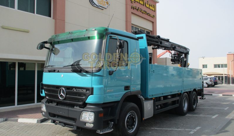 MERCEDES ACTROS 2641 6×2 ATLAS 165.2 Block Crane 2009 full