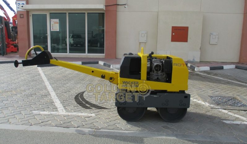 WACKER NEUSON RD7 WALK BEHIND ROLLER full