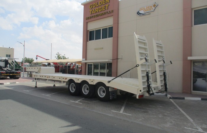 3 Axle Lowbed with Ramp full