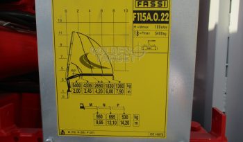 HINO 1221 4×2 FASSI F115A.0.22 Crane 2023 full