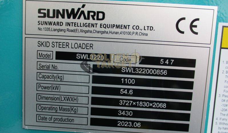 New SUNWARD SWL3220 Skid Steer 2023 full