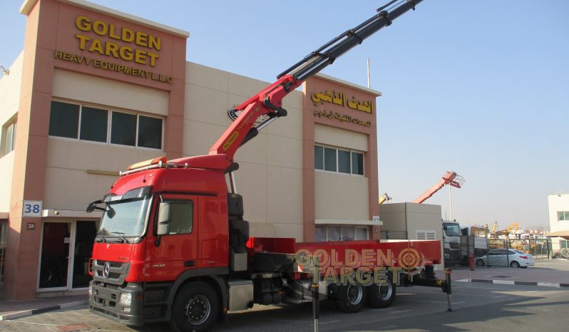 MERCEDES ACTROS 2546 6×4 PALFINGER PK53002 Crane 2012 full
