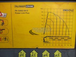 MERCEDES ACTROS 2546 6×4 PALFINGER PK53002 Crane 2012 full