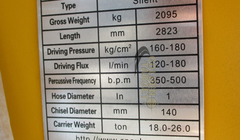 Unused AXB BRK140A Silent Hydraulic Breaker Hammer 2024 full