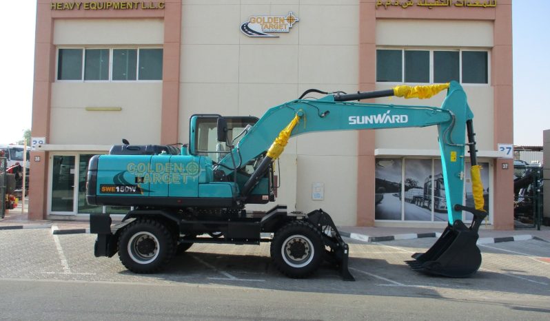 New SUNWARD SWE150W Wheel Excavator 2024 full