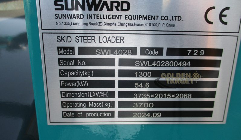 New SUNWARD SWL4028 Skid Steer 2024 full