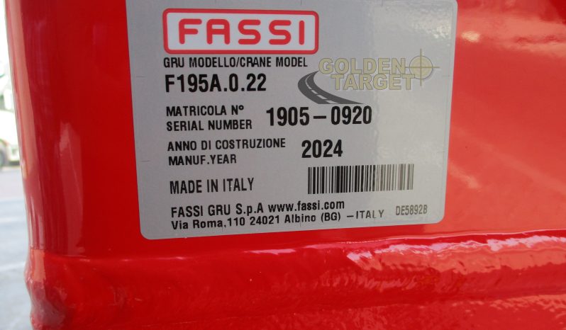 NEW FASSI F195A.0.22 CRANE 2024 full