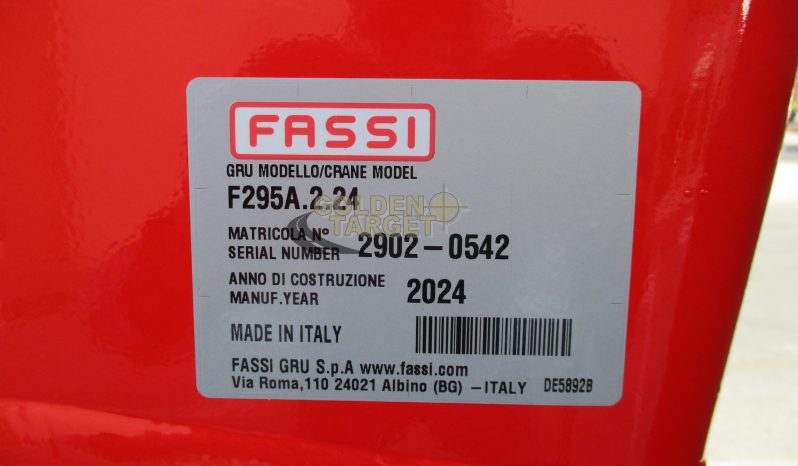 NEW FASSI F295A.2.24 CRANE 2024 full