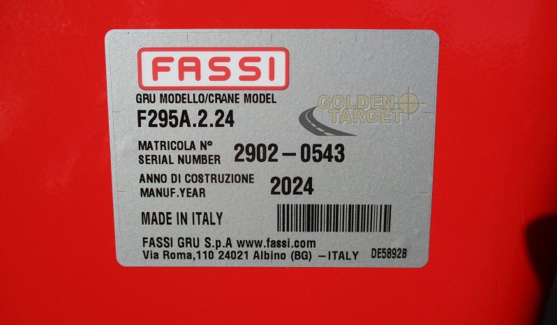 NEW FASSI F295A.2.24 CRANE 2024 full