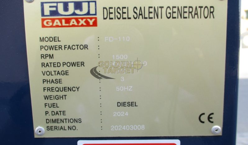 FUJI GALAXY FD110 Generator 2024 full