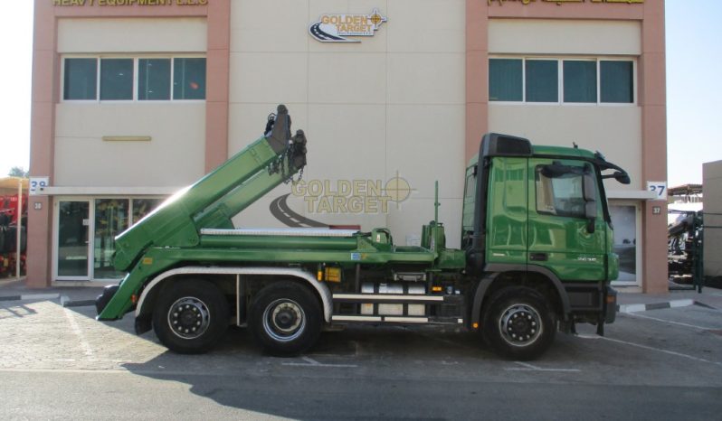 MERCEDES ACTROS 2636 6×2 Skip Loader 2014 full