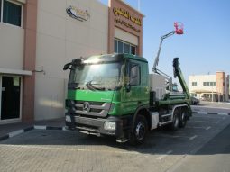 MERCEDES ACTROS 2636 6×2 Skip Loader 2014 full