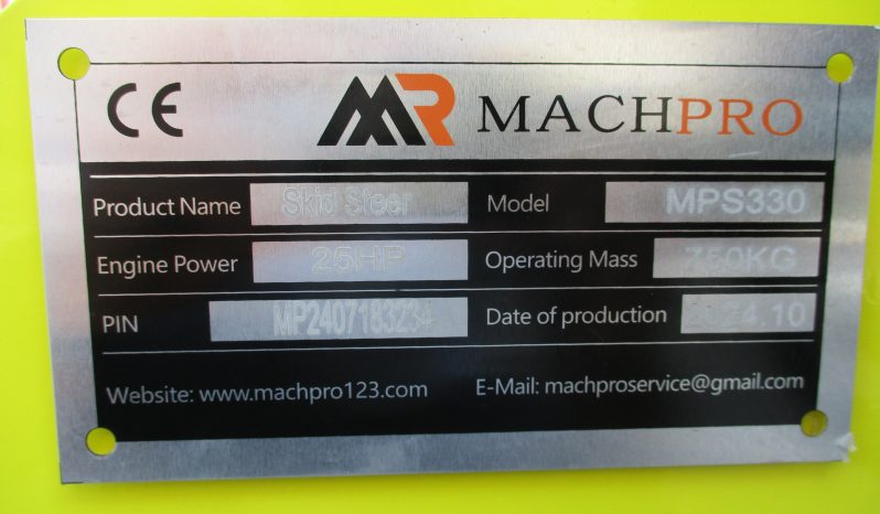 MACHPRO MPS330 Mini Skid Steer 2024 full