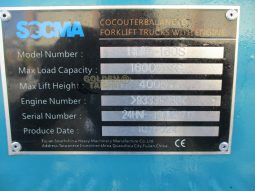 New SOCMA HNF160S Forklift 2024 full