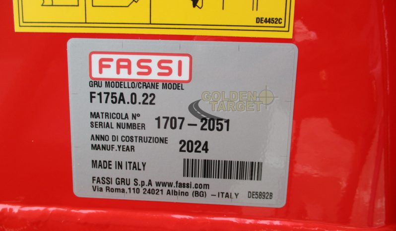 NEW FASSI F175A.0.22 CRANE 2024 full