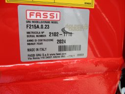 NEW FASSI F215A.0.23 CRANE 2024 full