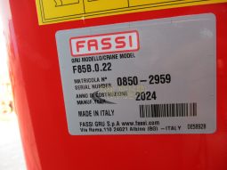 NEW FASSI F85B.0.22 CRANE 2024 full