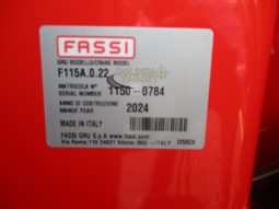 NEW FASSI F115A.0.22 CRANE 2024 full