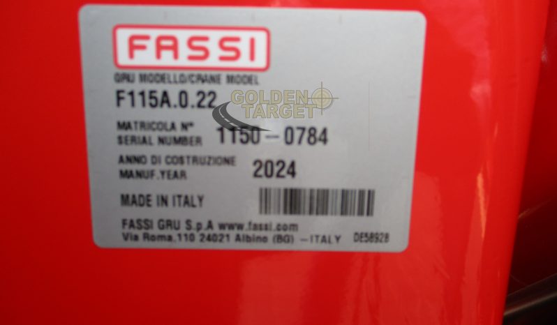 NEW FASSI F115A.0.22 CRANE 2024 full