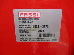 NEW FASSI F155A.0.22 CRANE 2024 full