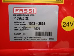 NEW FASSI F155A.0.22 CRANE 2024 full