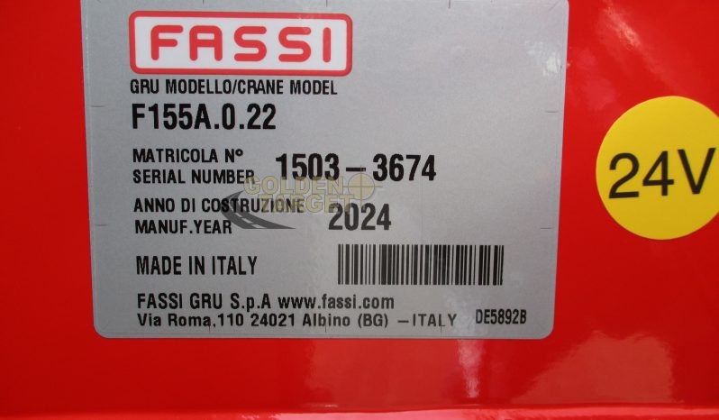 NEW FASSI F155A.0.22 CRANE 2024 full