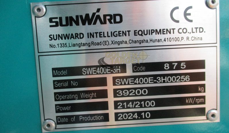 New SUNWARD SWE400E-3H Hydraulic Excavator 2024 full