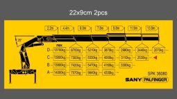 UNUSED SANY PALFINGER SPk36080CF CRANE 2024 full