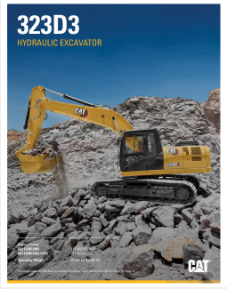 New CATERPILLAR 323D3 Hydraulic Excavator 2024 full