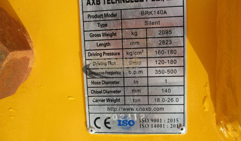 AXB BRK140A Hydraulic Breaker 2024 full
