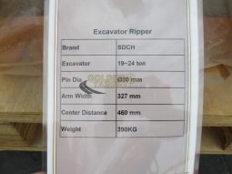 SDCH 08 Excavator Ripper 2025 full