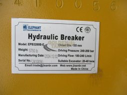 Elephant EPB3200B-E Hydraulic Breaker 2024 full