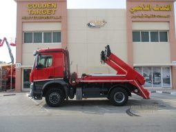 Mercedes Arocs 1832 4×2 Skip Loader 2015 full